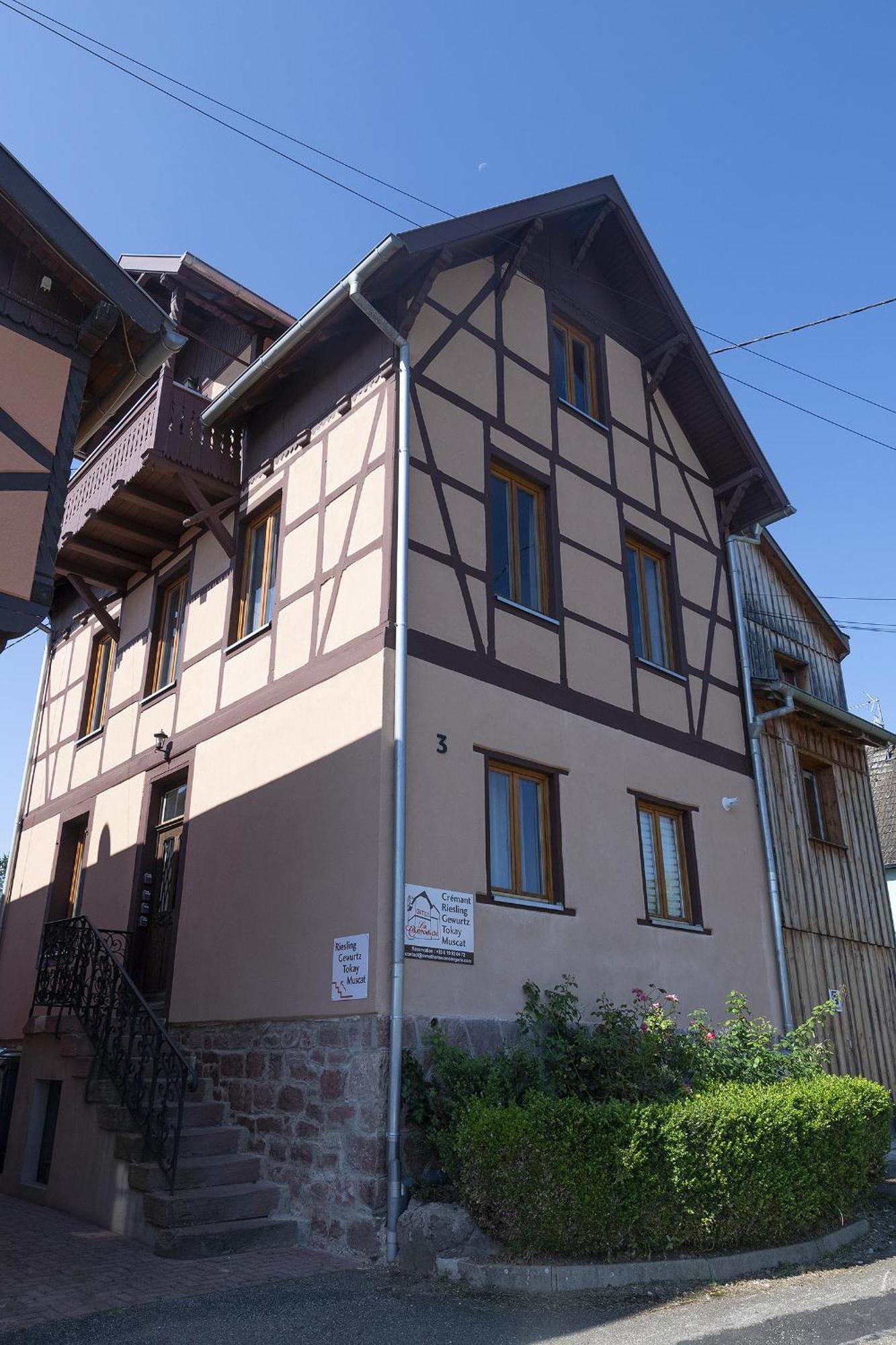 Pinot Gris - Charmant Studio Au Coeur Du Vignoble - Parking Gratuit 利克维 外观 照片